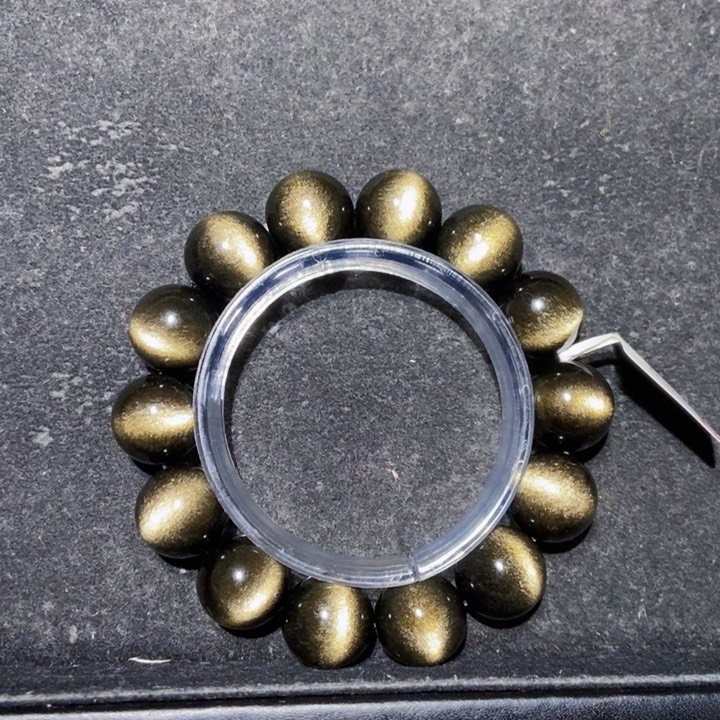 黑曜岩手链未镶嵌星**人