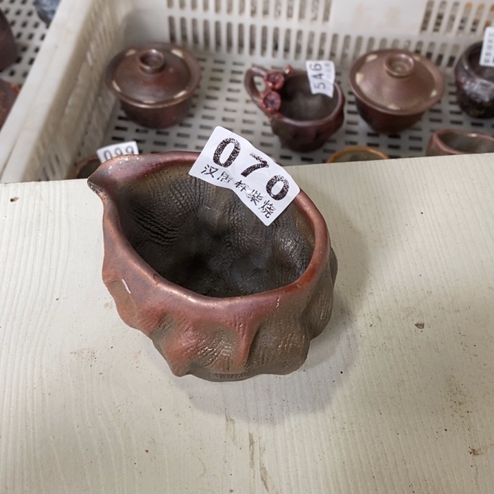 杯柴烧茶具的制作方法