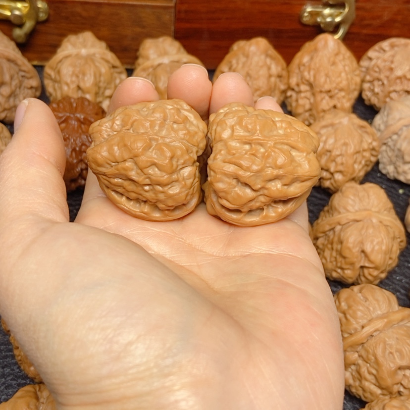 【闪购商品】吊坠文玩核桃先***橙蛙蛙37