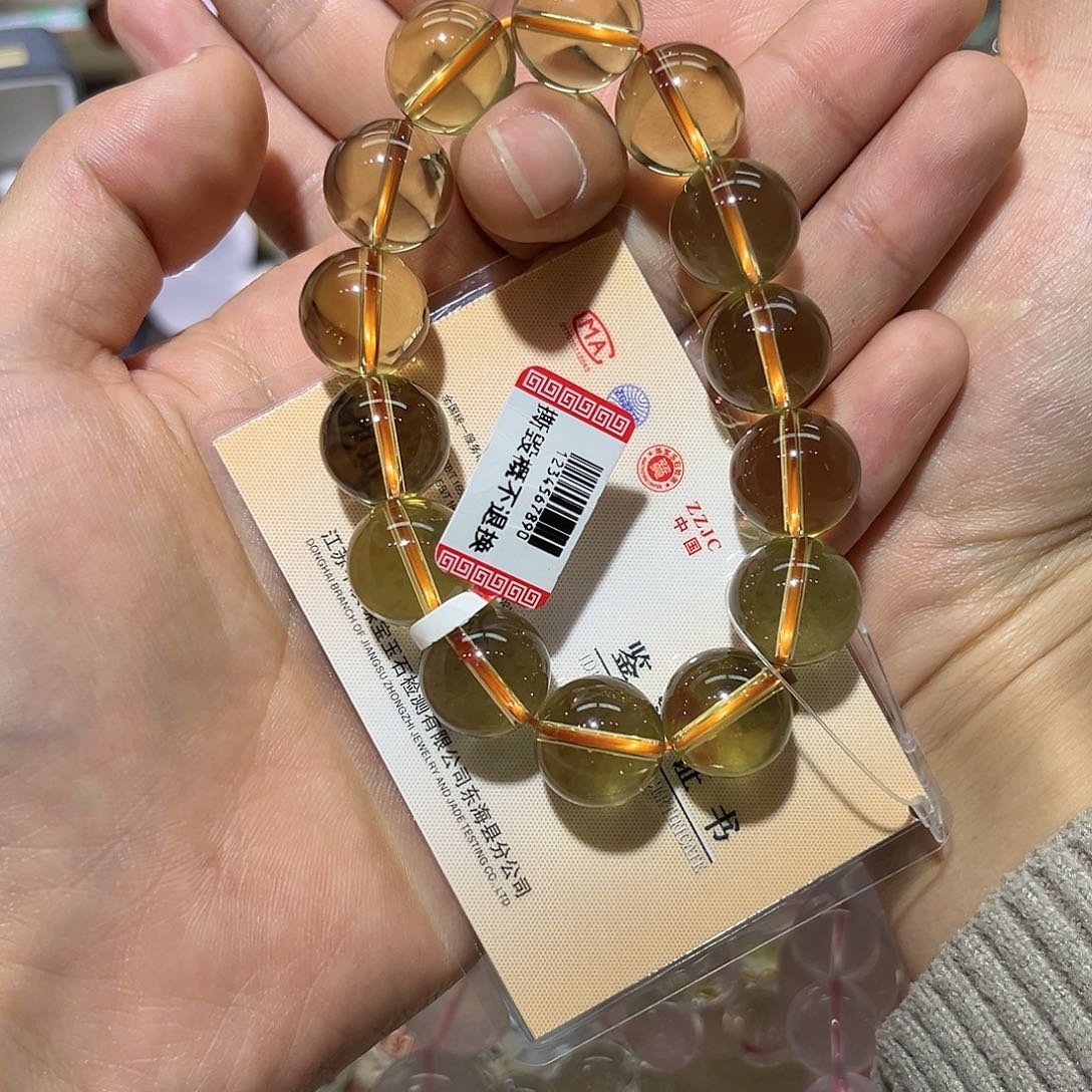 【闪购商品】水晶手链未镶嵌黄水晶
