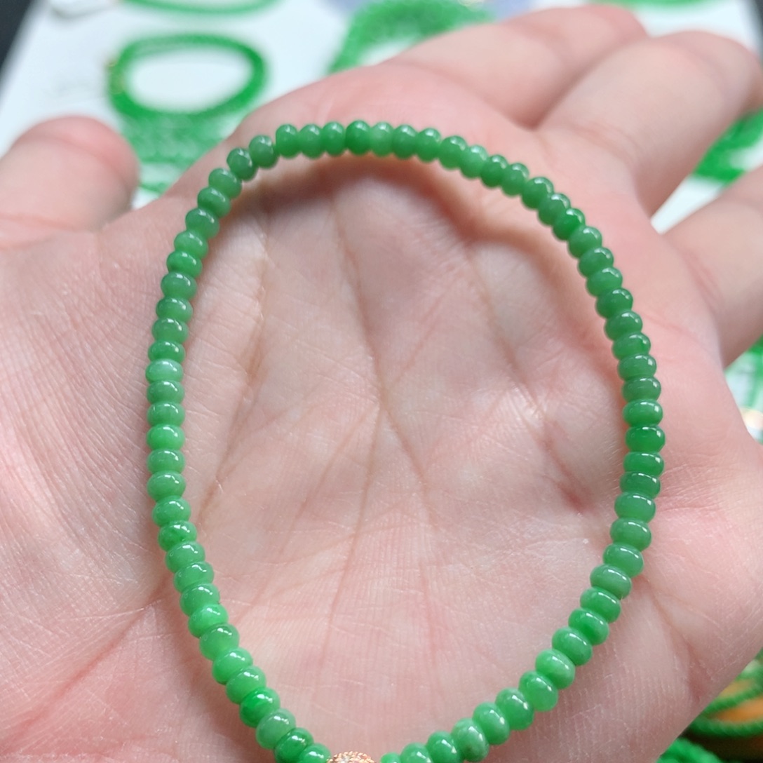 翡翠未镶嵌手链翡翠