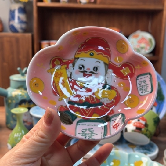 炉景德镇釉下手绘陶瓷 