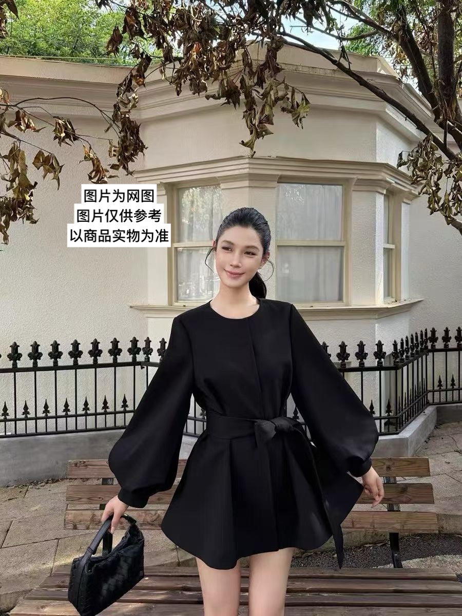 欧货大码显瘦气质风衣外套