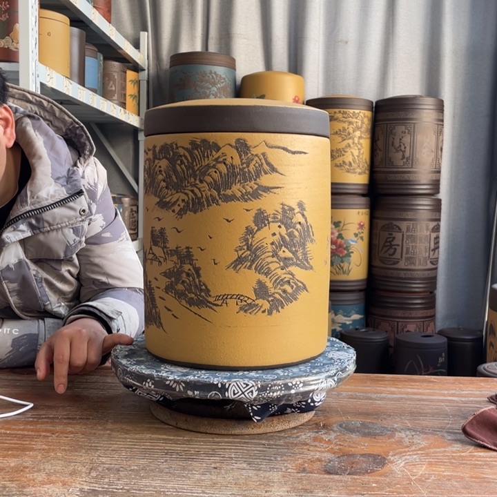 紫砂茶叶罐茶叶罐