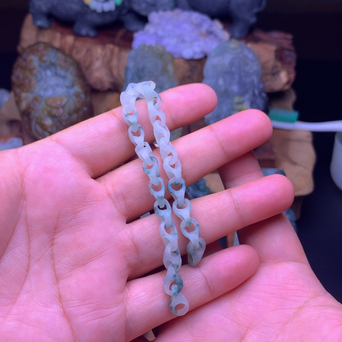 然***姐未镶嵌定制翡翠翡翠