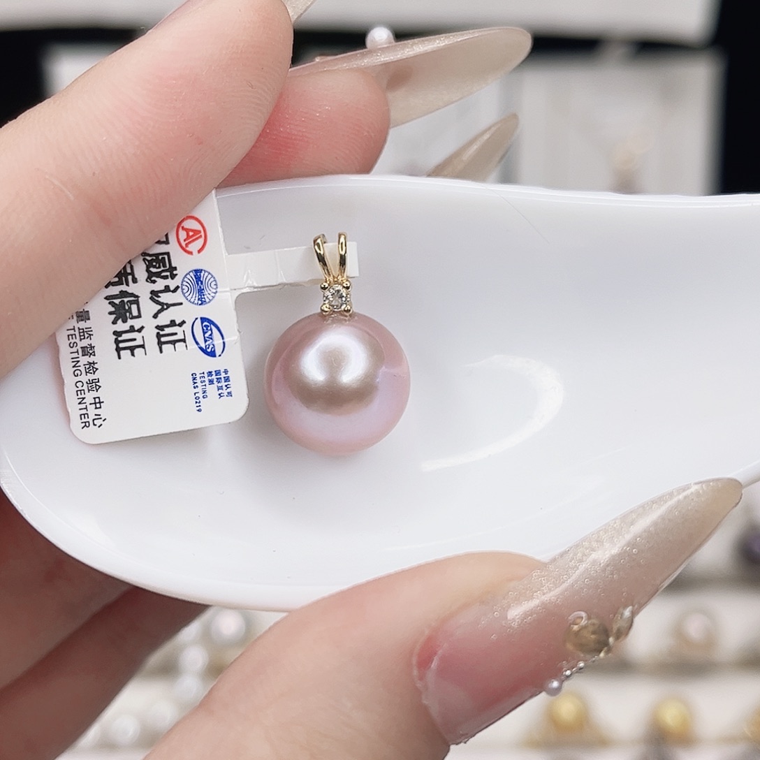 淡水珍珠合金吊坠(赠链)