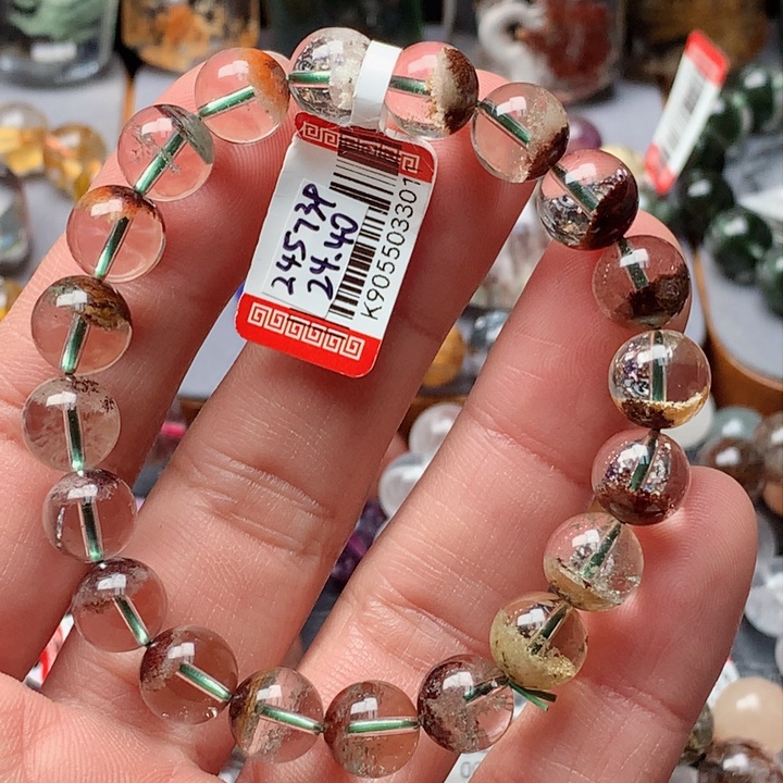 水晶手串未镶嵌天然