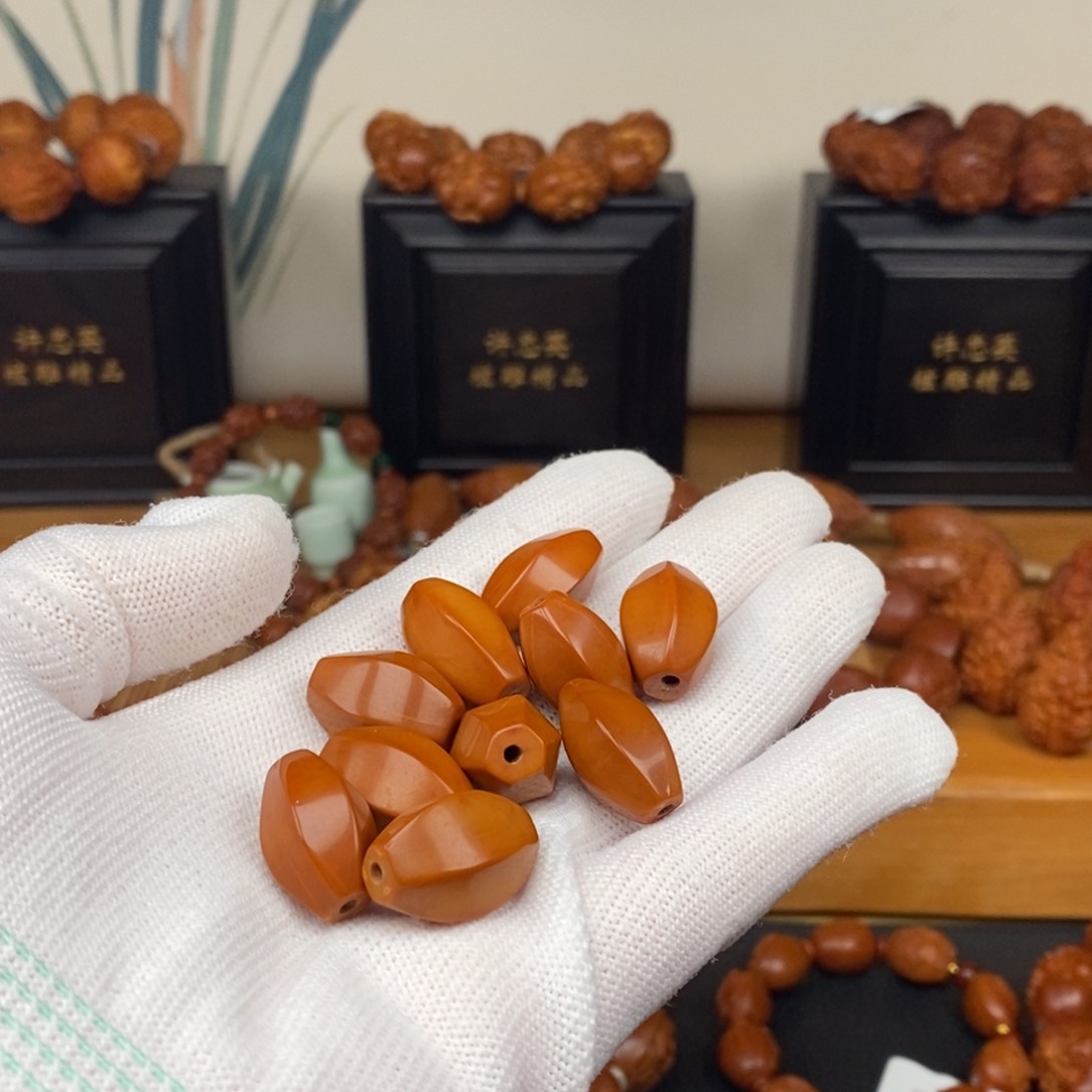 手串橄榄核工作室六棱素珠