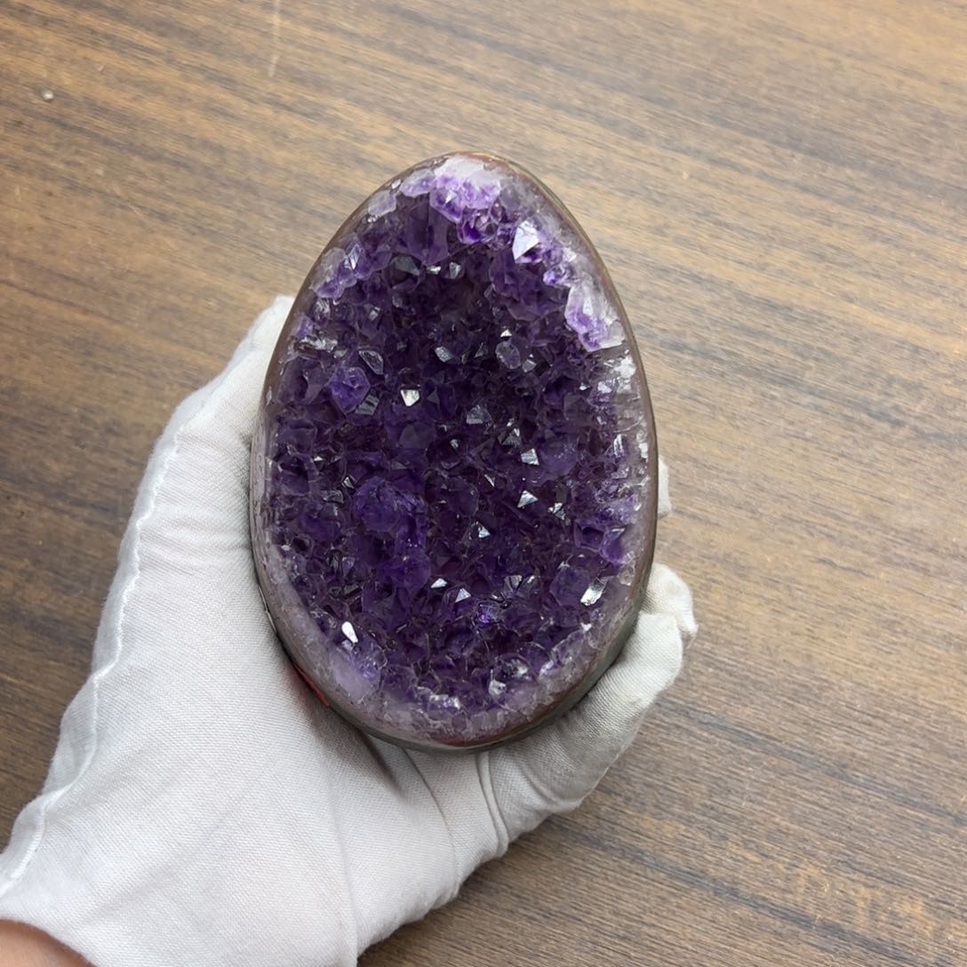 水晶水晶未镶嵌水晶摆件龙蛋有修44