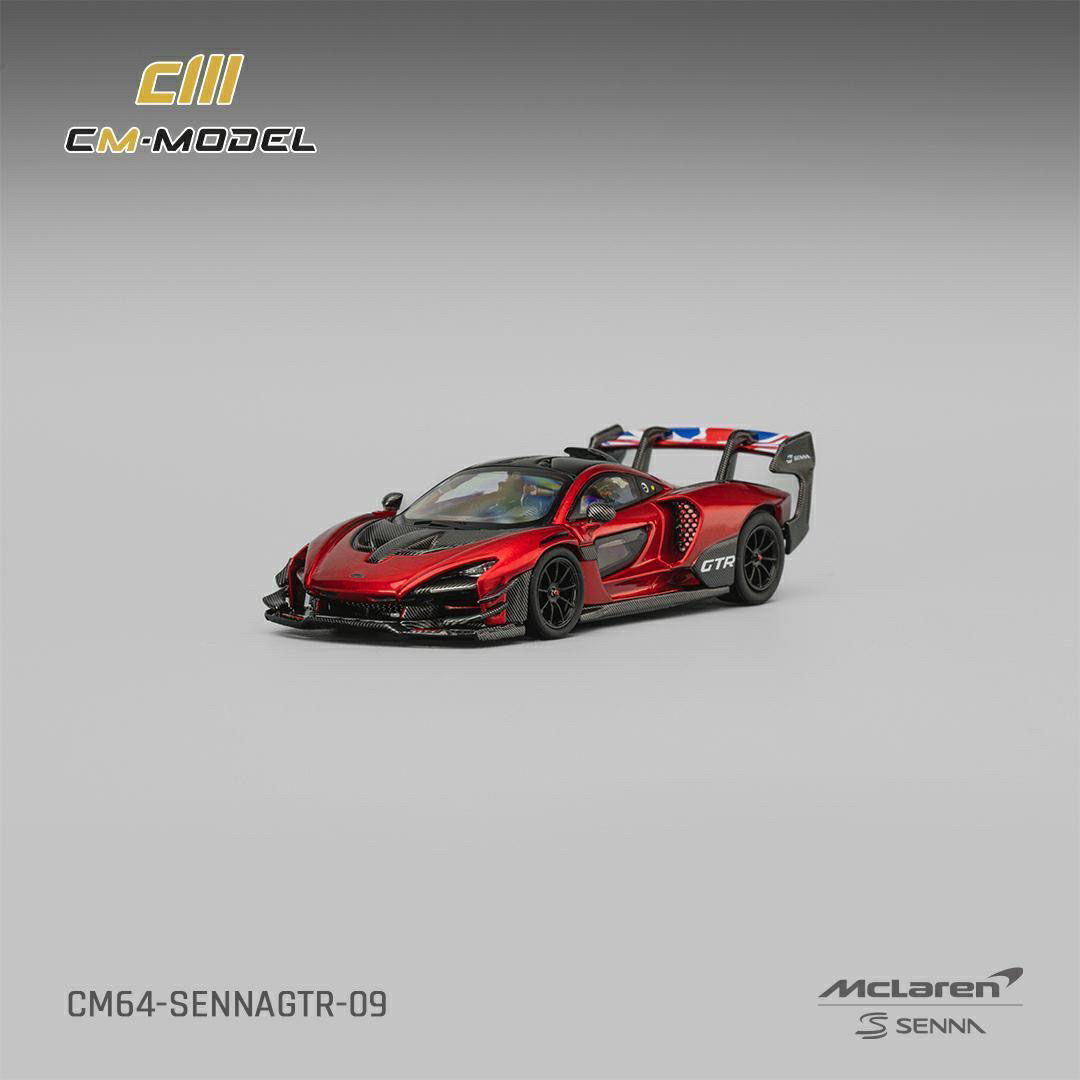 CM 1:64 Mclaren senna  迈凯伦塞纳GTR 金属红 合金车模