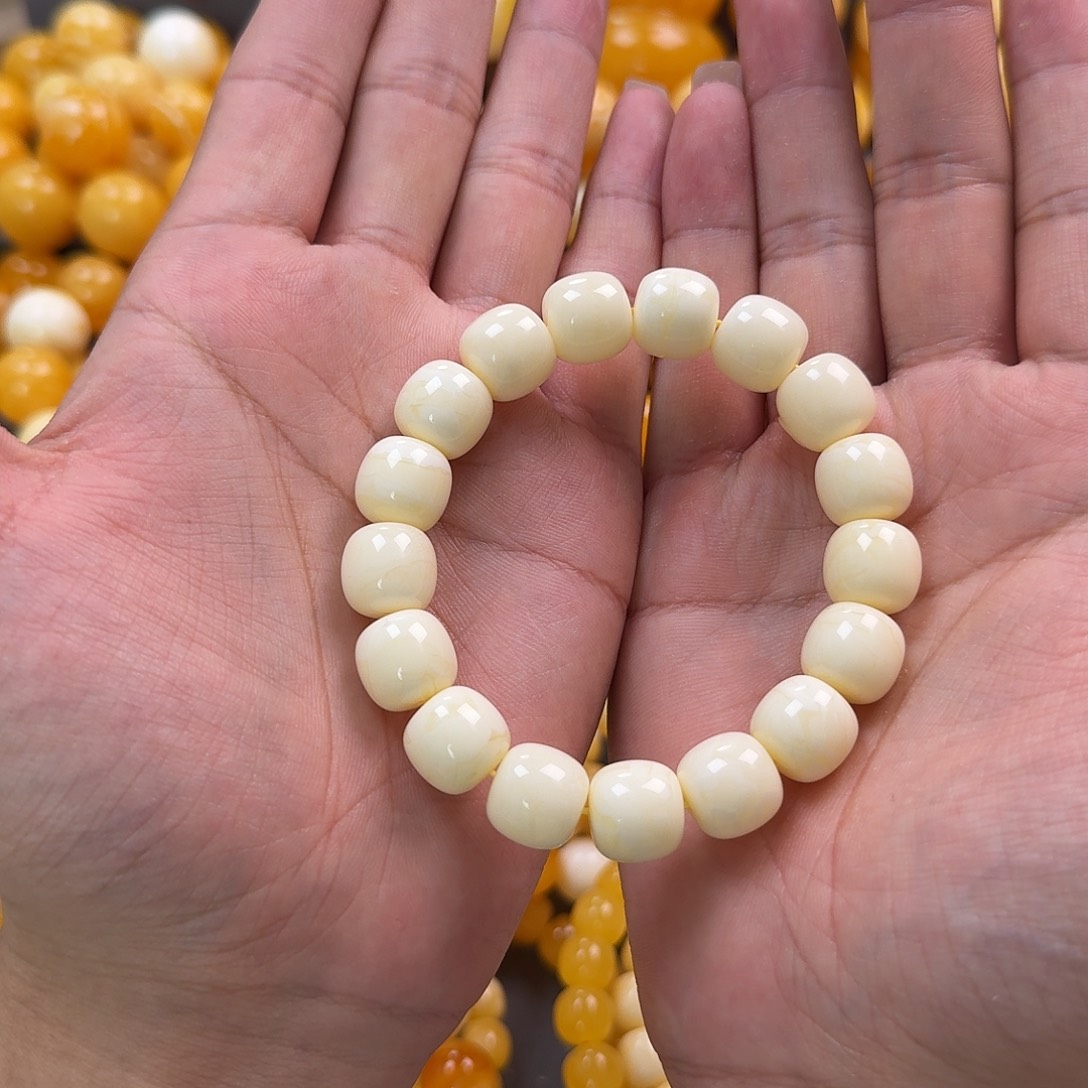 蜜蜡未镶嵌珠宝奇石同料13mm