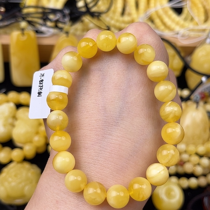 琥珀未镶嵌颈饰琥珀，