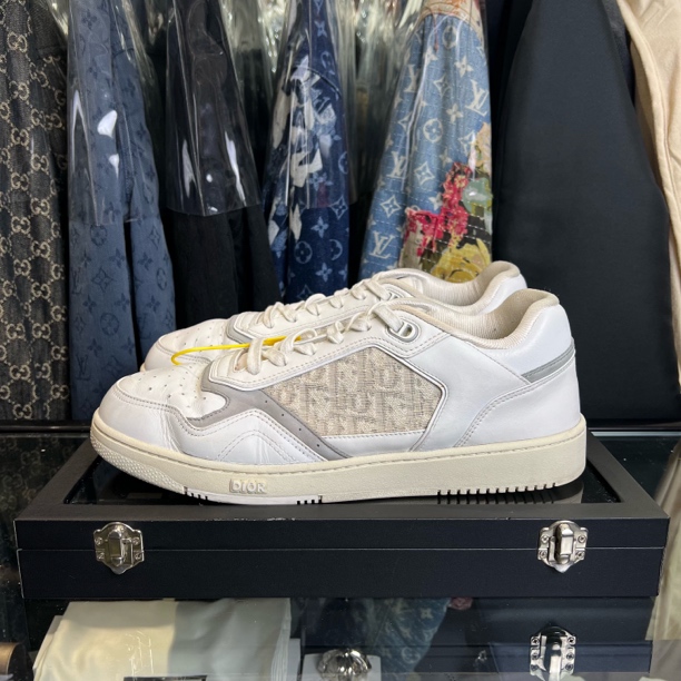 99新 DIOR/迪奥 b27白色板鞋/45码/原盒
