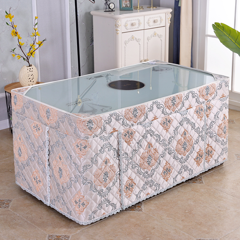 新款烤火罩茶几桌布罩加厚取暖桌罩电暖桌罩长方形烤火炉桌子套罩