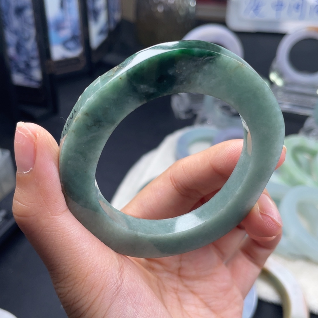 定制翡翠未镶嵌正圈纹裂漏