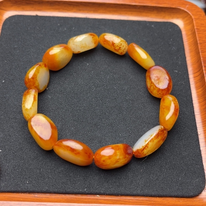 和田玉未镶嵌手链