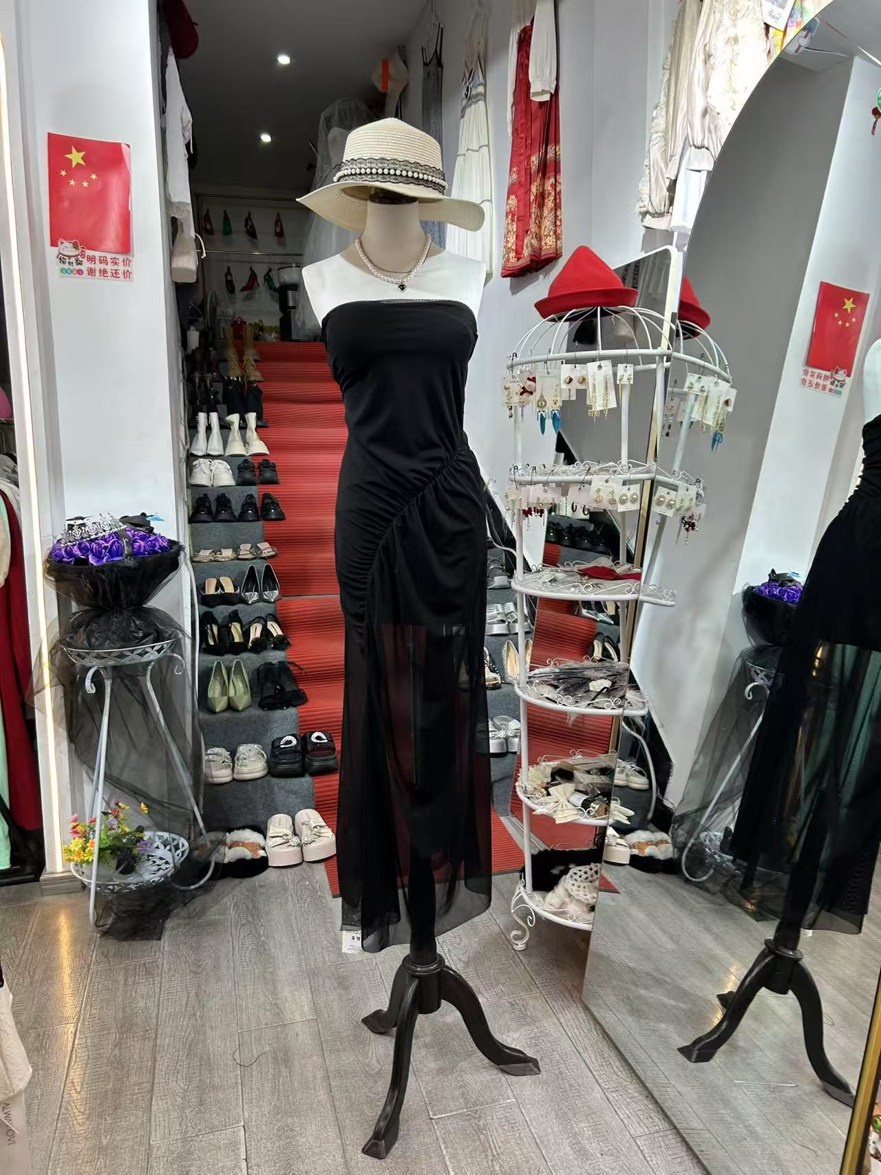 设计感气质显瘦A字包臀裙性感风纯色连衣裙收腰小众长裙