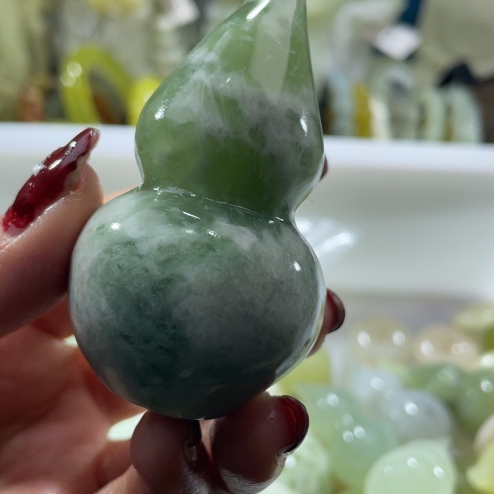 岫玉未镶嵌手把手把