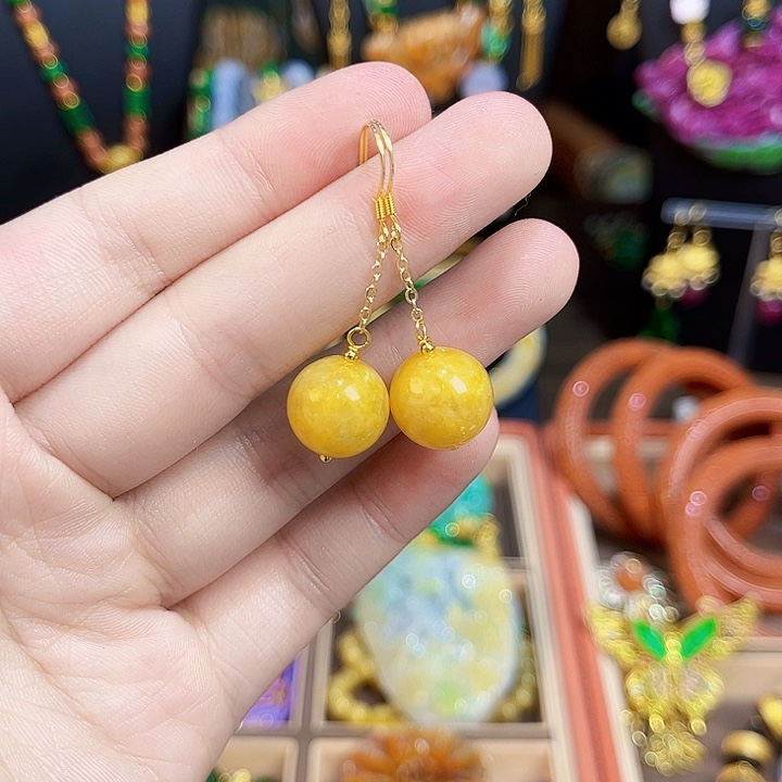 翡翠未镶嵌耳饰福利