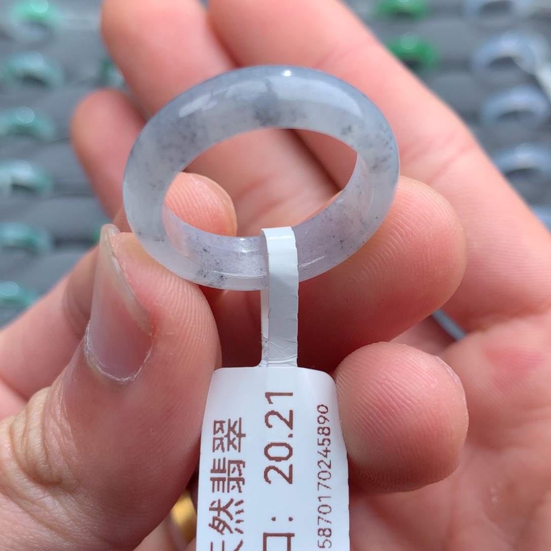 翡翠戒指未镶嵌天然