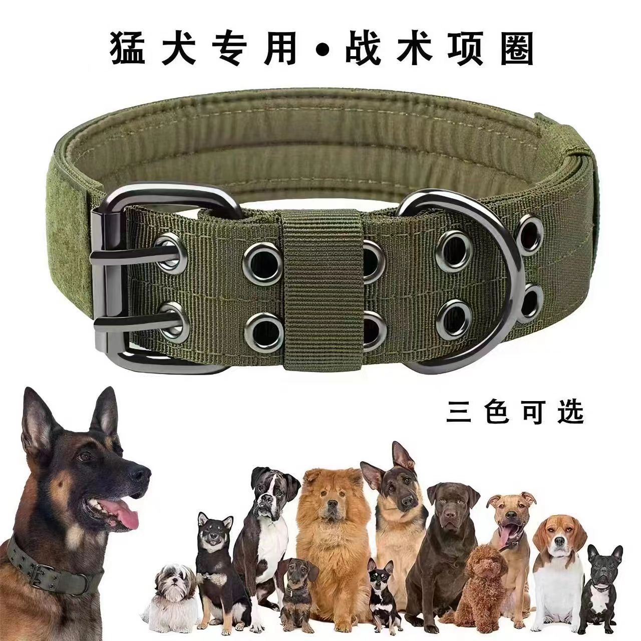 大型犬栓狗狗项圈大狗圈颈圈中型犬马犬专用狗脖圈猛犬脖套防爆冲