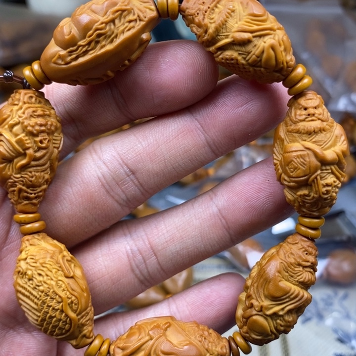 橄榄核手串/手链橄榄核雕工艺手串