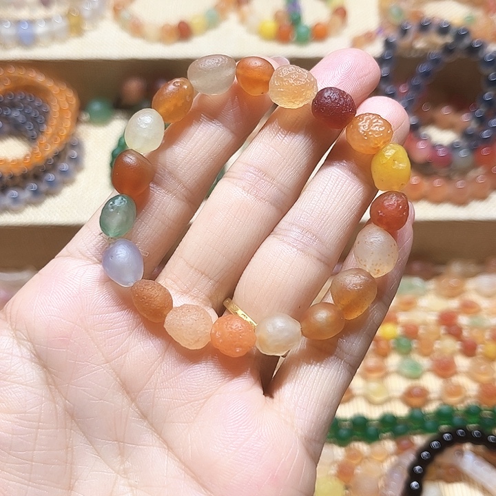 玛瑙/玉髓手链未镶嵌