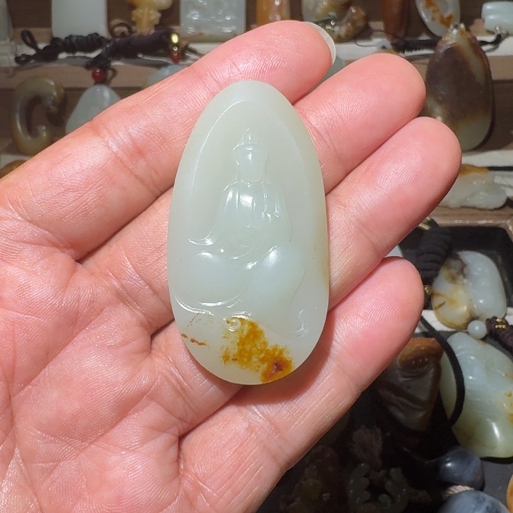 吊坠(不含链)未镶嵌和田玉爱****店