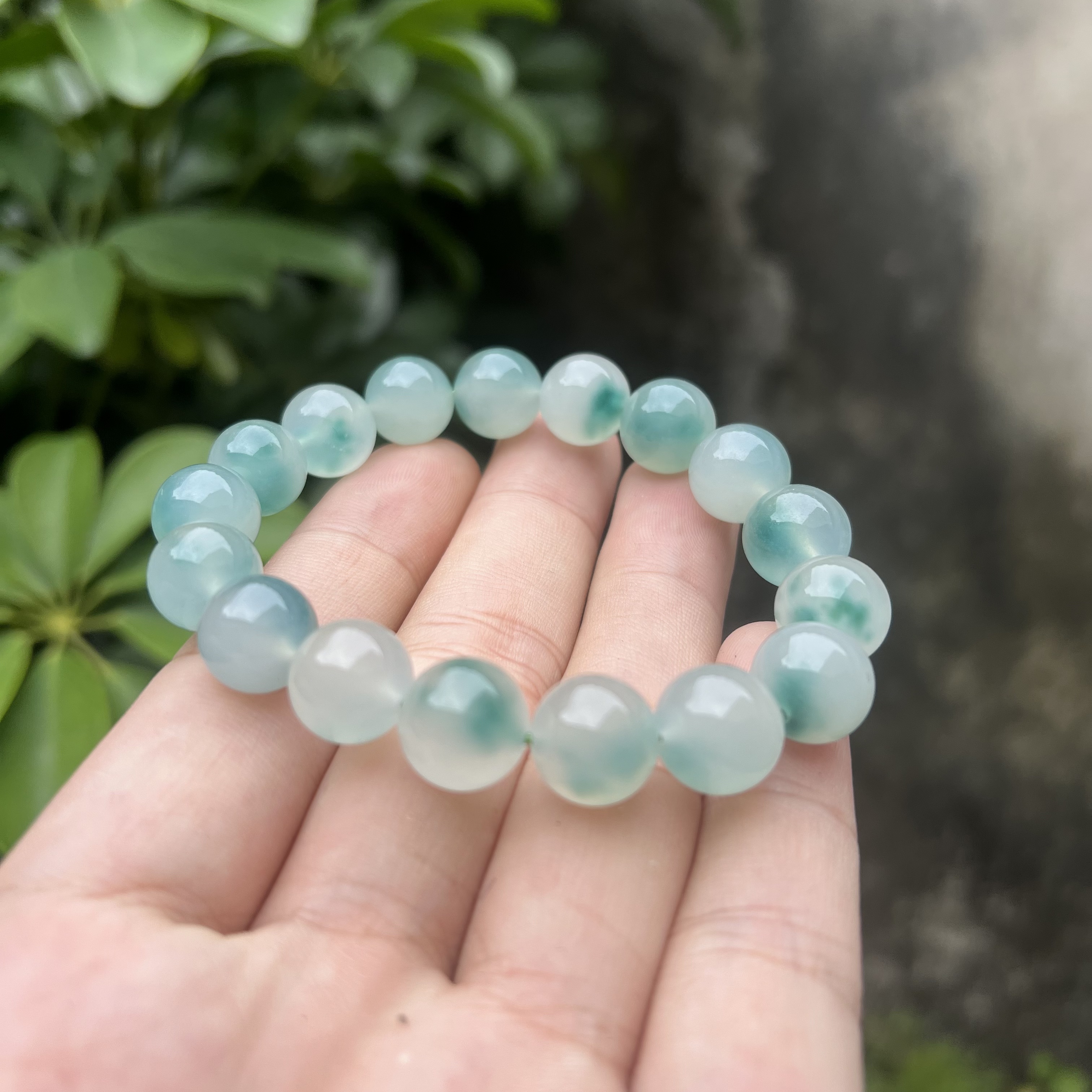 a855蓝飘手串12mm手串百搭