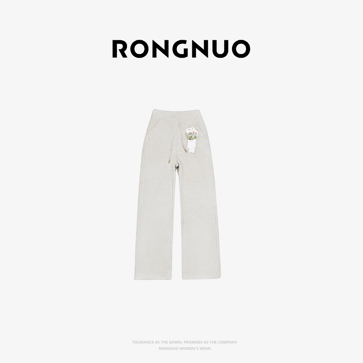 DZ容诺 澳洲绵羊毛  醋酸~25春新款时尚拖地垂感阔腿休闲裤Z1048