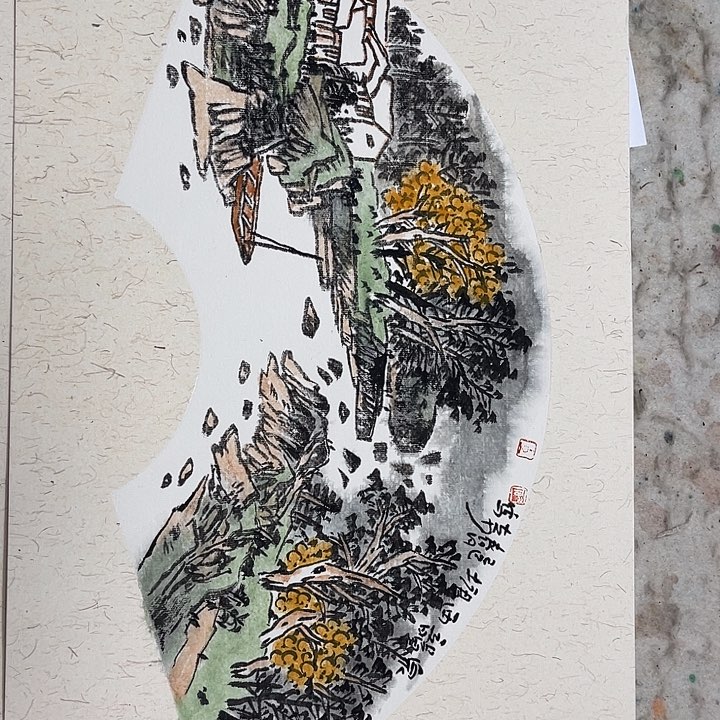 姜奇老师山水作品