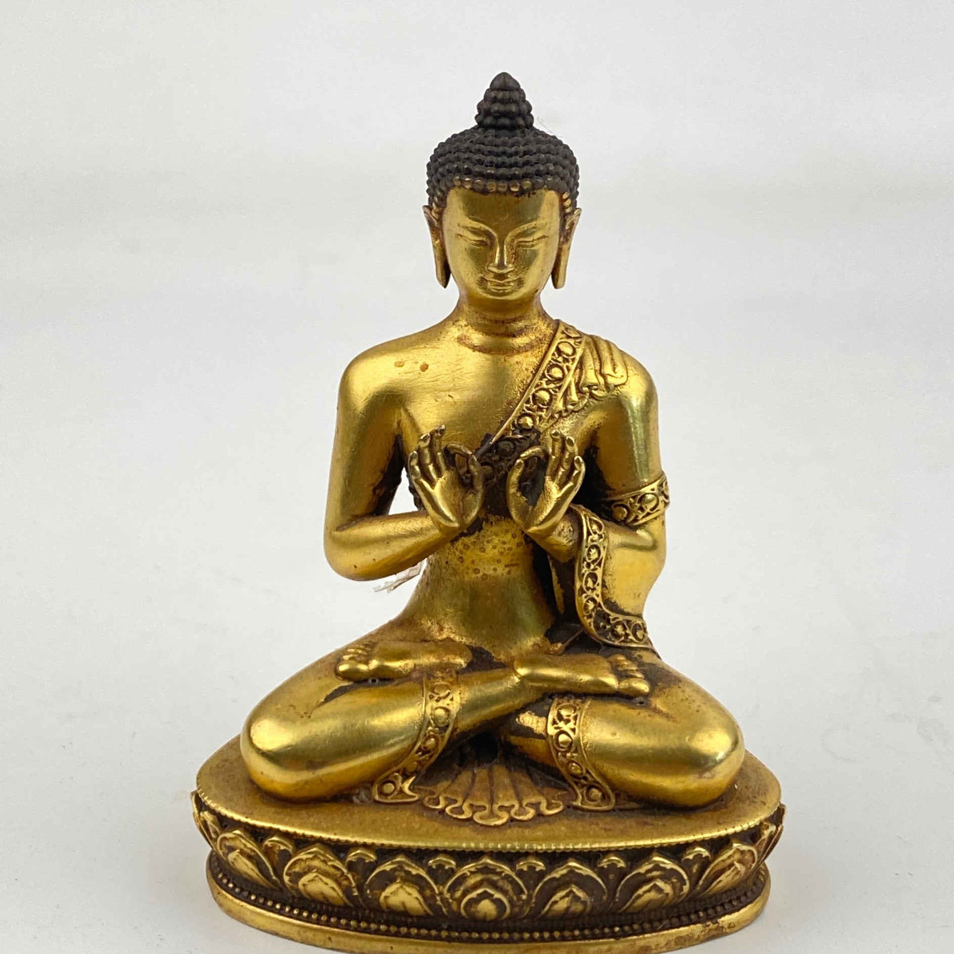 ZBM清代·铜鎏金释迦摩尼佛造像65.7mm 200gZBM251109007