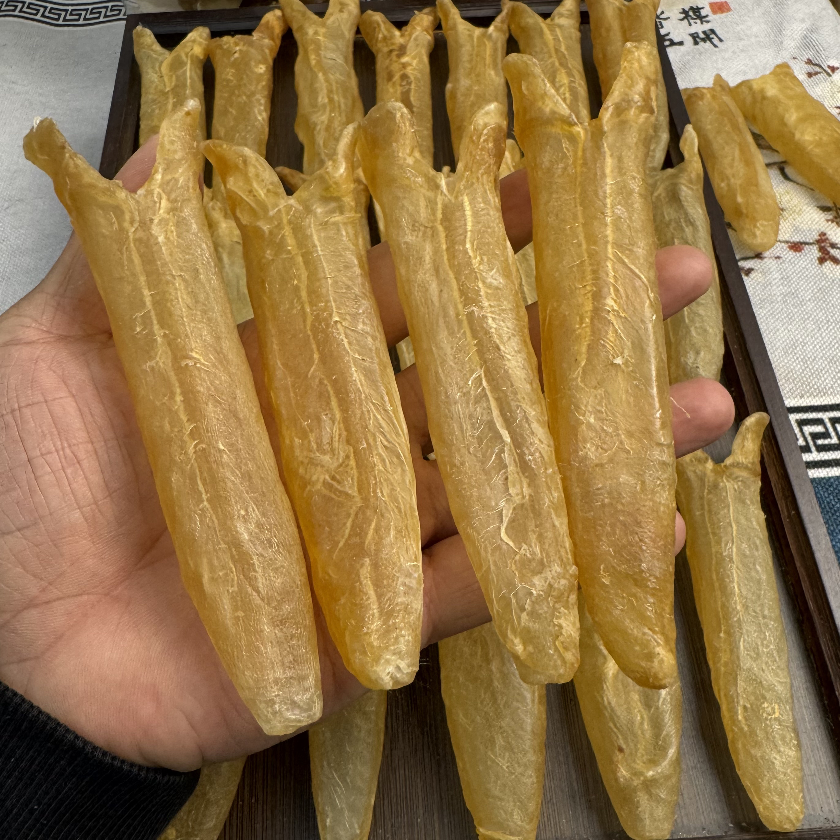 17-25-45头精选黄花胶正品鱼胶鱼肚干货鱼鳔滋补商用鱼膘美人鱼胶