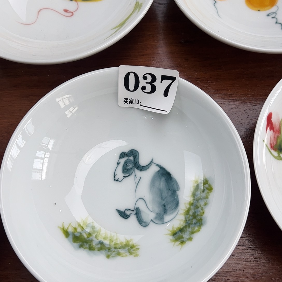 瓷片景德镇陶瓷手工手绘制作