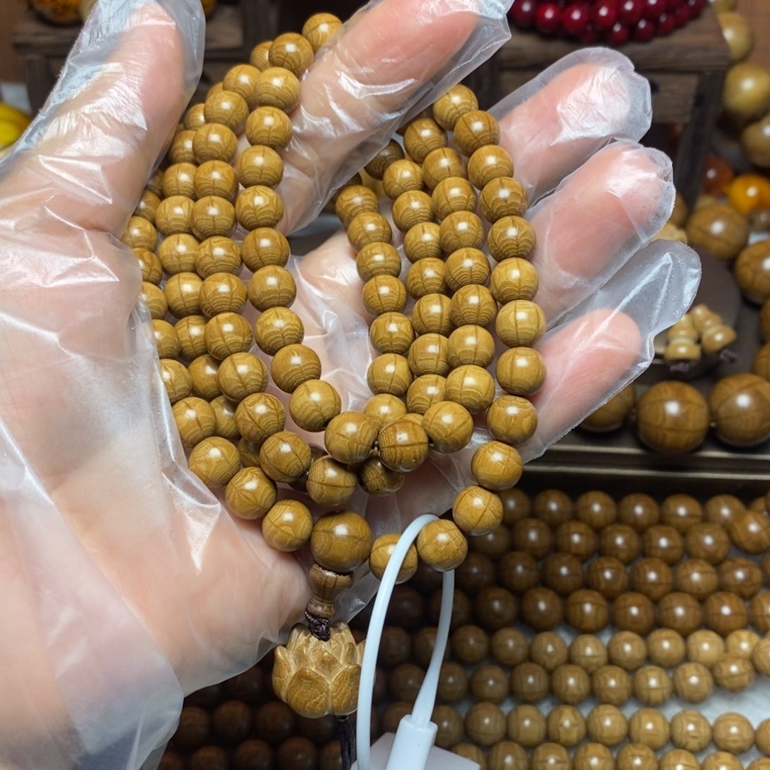 且***容六道木手串/手链精品0.8*108 
