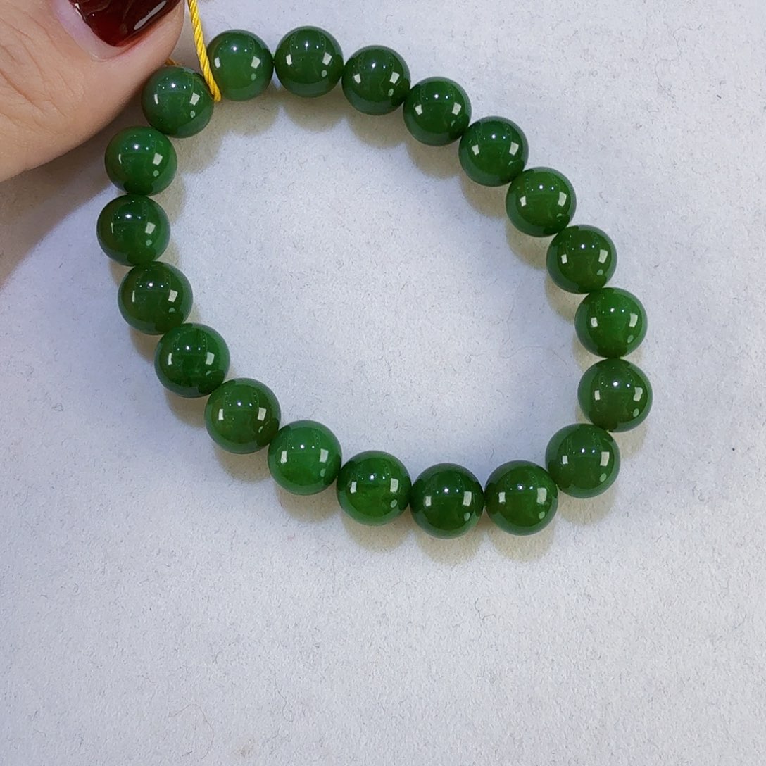 和田玉（碧玉）手链未镶嵌A****亿