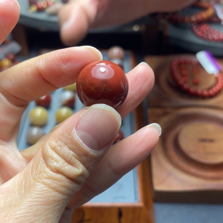 南红玛瑙未镶嵌单珠18多样性发1