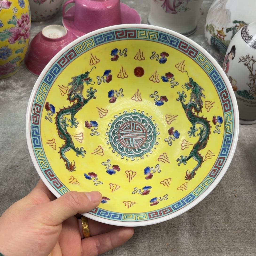 双龙戏珠内绘碗全品