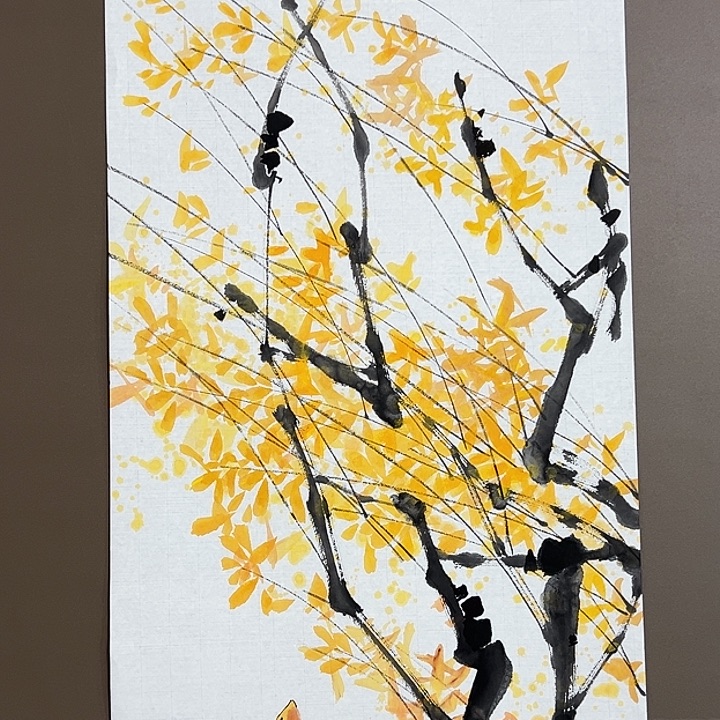 国画郭千龙  手绘原创