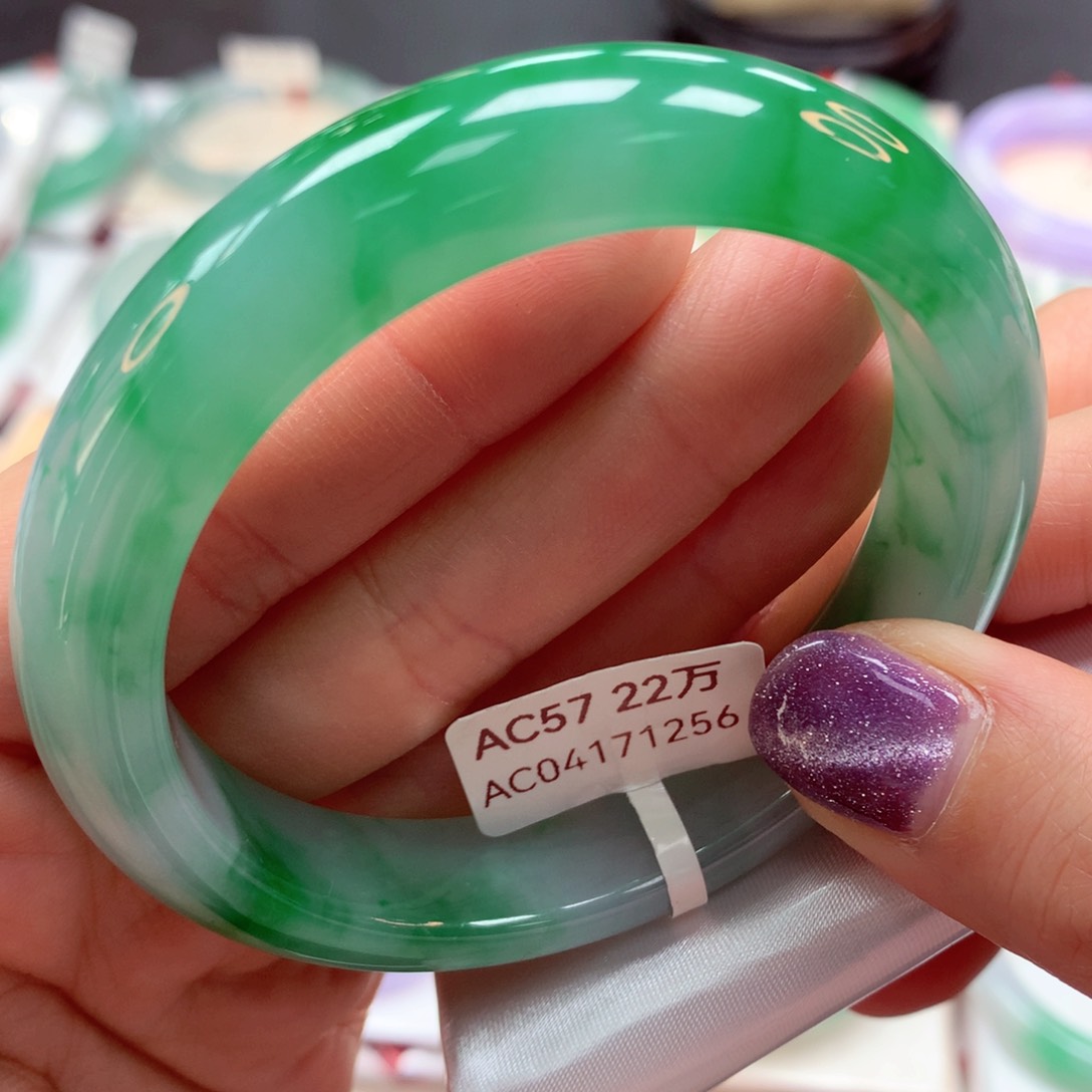 翡翠手镯未镶嵌5号欣