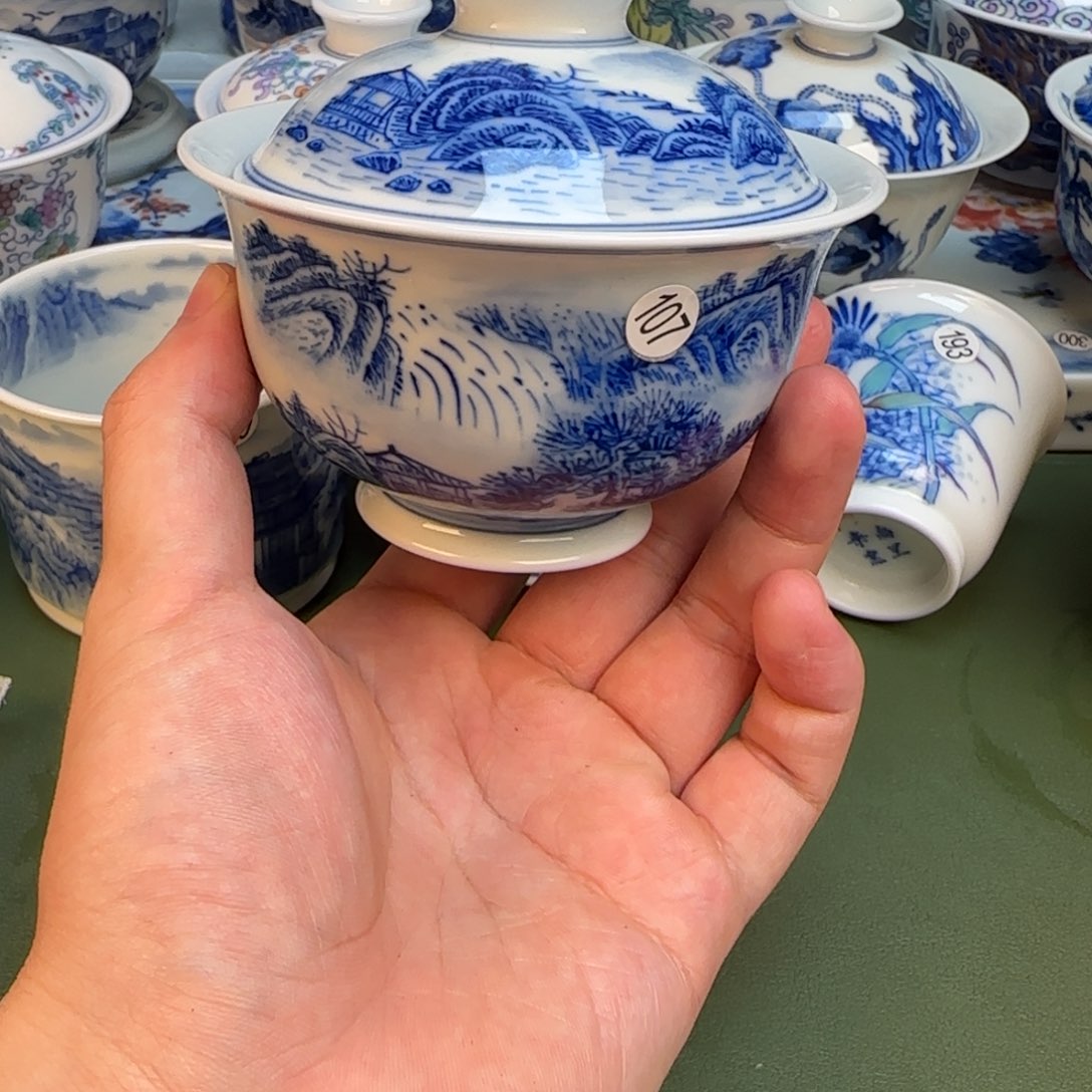 彦祖纯手工手绘茶具107