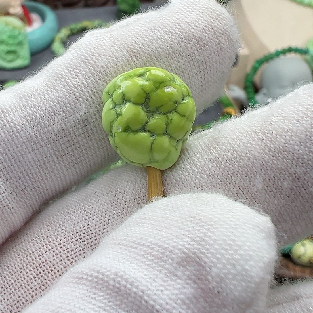 绿松石菜籽黄绿松石Z未镶嵌刘**子