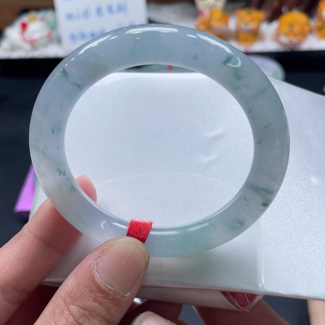 翡翠手镯未镶嵌佳*52.5圆条