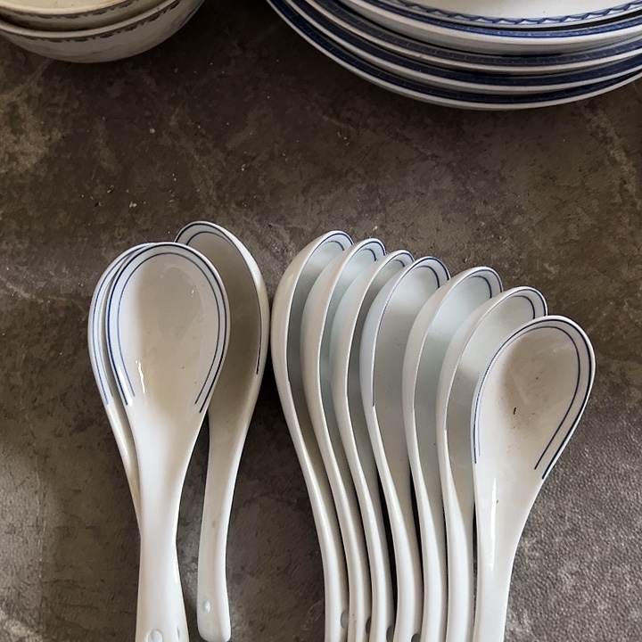 瓷片其它陶瓷小勺10个