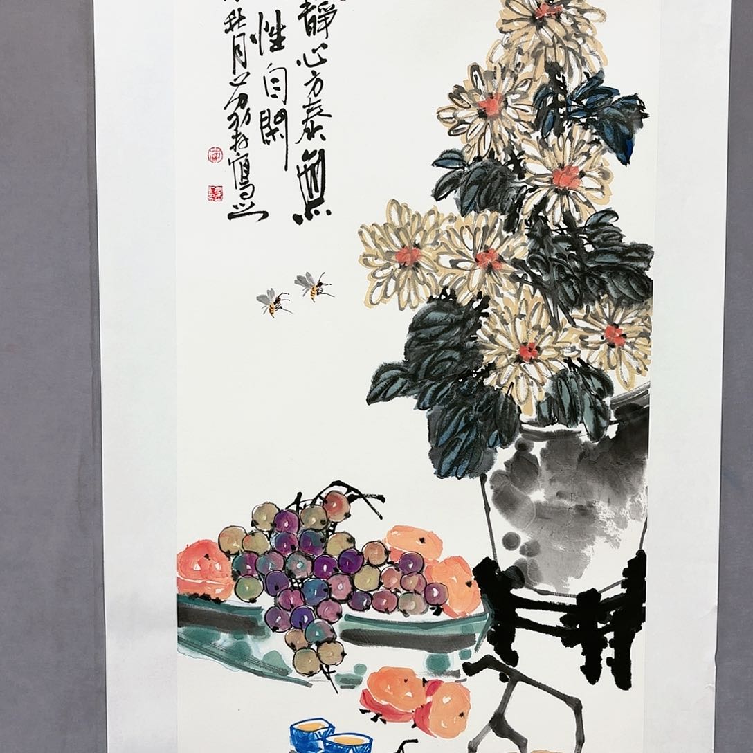 国画国画纯手绘作品请放心去藏