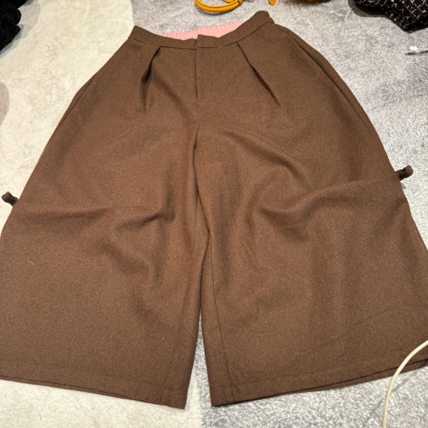 6550-3#《羊毛裤子》重工休闲百搭显瘦提花裤子