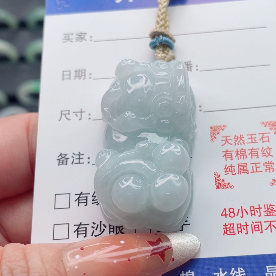 L***菲翡翠未镶嵌戒指天然翡翠A货