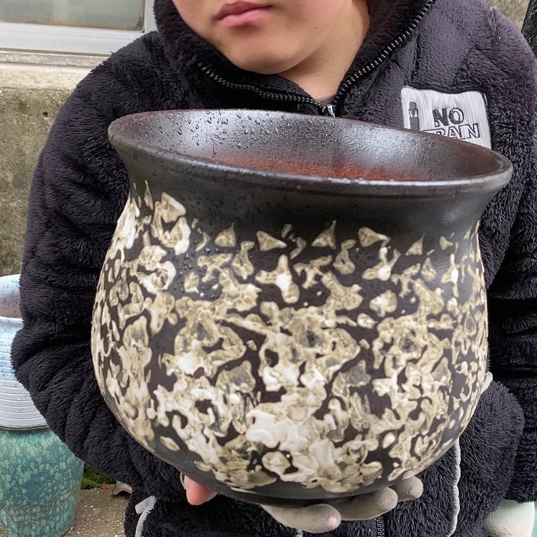 紫砂花盆正品口25高22