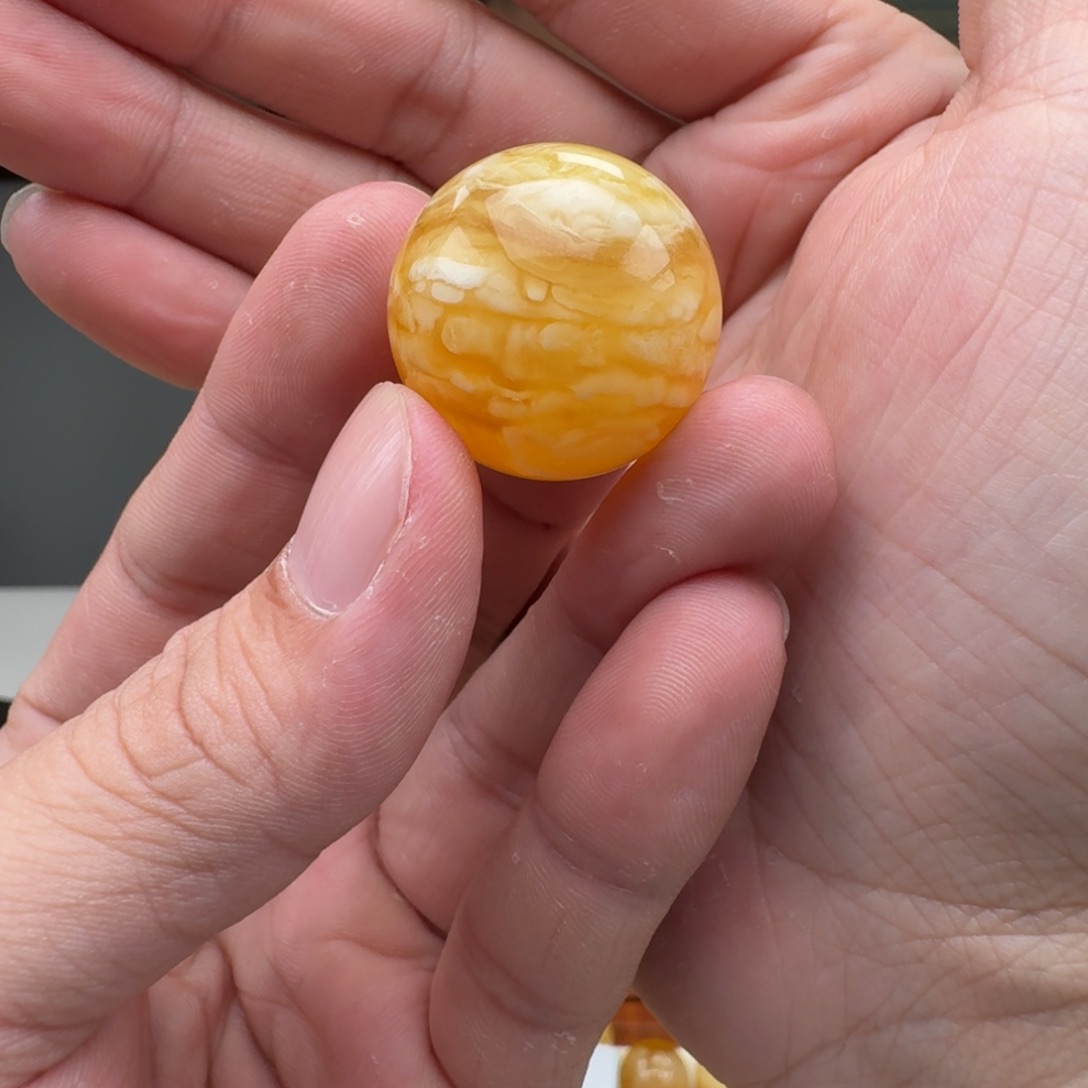 琥珀未镶嵌手链蜜蜡手串