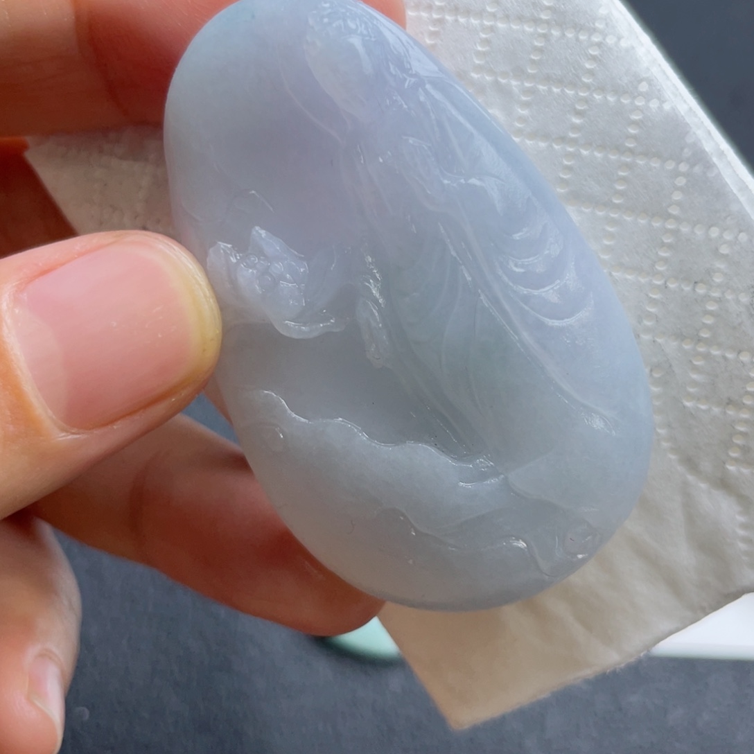 定制翡翠未镶嵌翡翠吊坠